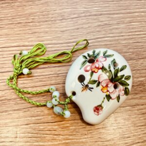 Alternative view of 禾豐窯 6孔陶笛 手繪彎彎 高音C（SC）