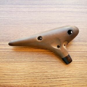 Alternative view of 禾豐窯 12孔陶笛 祥雲 Forte型燻燒 高音G （SG）