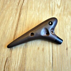 Alternative view of 禾豐窯 12孔陶笛 祥雲 Forte型燻燒 高音C （SC）