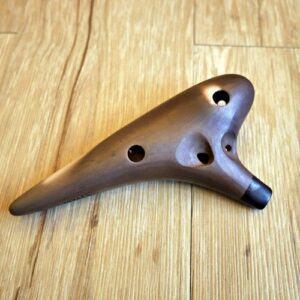 Alternative view of 禾豐窯 12孔陶笛 祥雲 Forte型燻燒 高音F （SF）