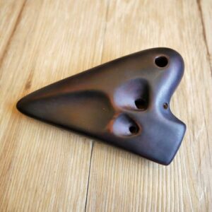 Alternative view of 禾豐窯 雙管陶笛 燻燒 高音G（SG）